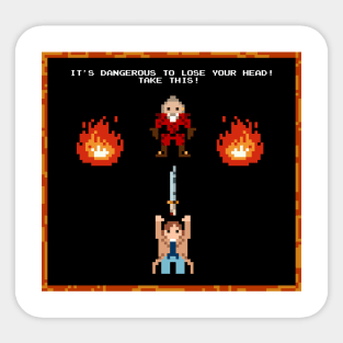 dont lose your head Sticker